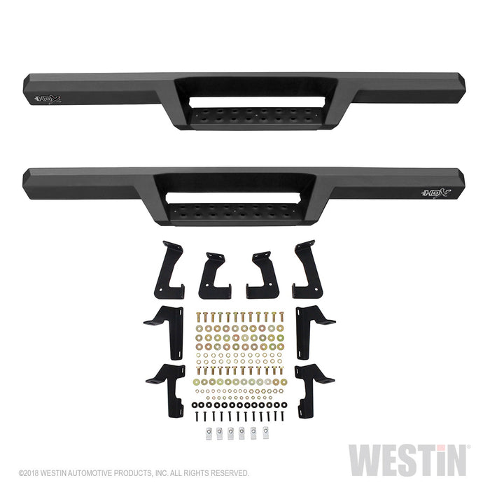 Westin 56-13315 HDX Drop Nerf Step Bars; Textured Black Powder Coated Steel; Mount Kit Included; - Truck Part Superstore