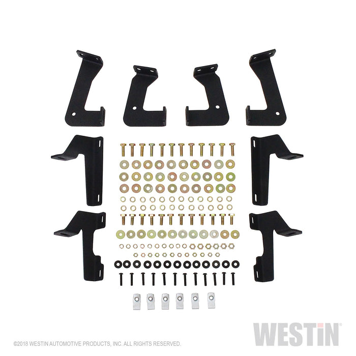 Westin 56-13315 HDX Drop Nerf Step Bars; Textured Black Powder Coated Steel; Mount Kit Included; - Truck Part Superstore