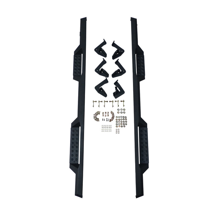 Westin 56-13555 HDX Drop Nerf Step Bars; Textured Black Powder Coated Steel; Mount Kit Included; - Truck Part Superstore