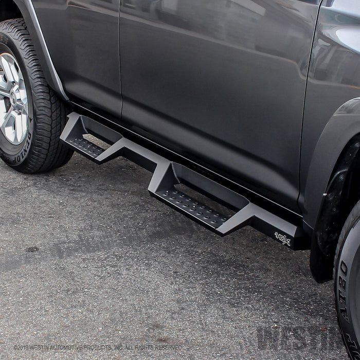 Westin 56-13835 HDX Drop Nerf Step Bars; Textured Black Powder Coated Steel; Mount Kit Included; - Truck Part Superstore