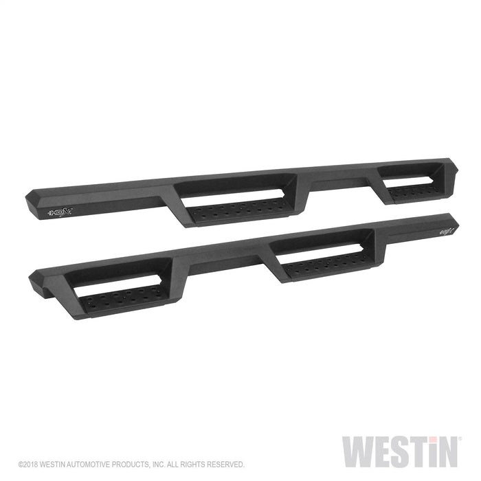 Westin 56-14065 HDX Drop Nerf Step Bars; Textured Black Powder Coated Steel; Mount Kit Included; - Truck Part Superstore