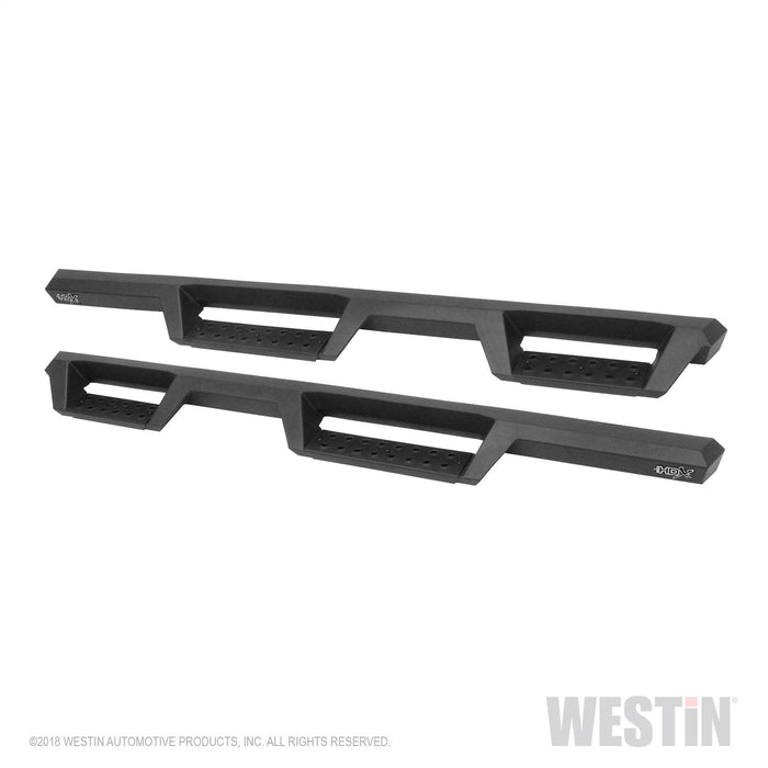 Westin 56-14065 HDX Drop Nerf Step Bars; Textured Black Powder Coated Steel; Mount Kit Included; - Truck Part Superstore