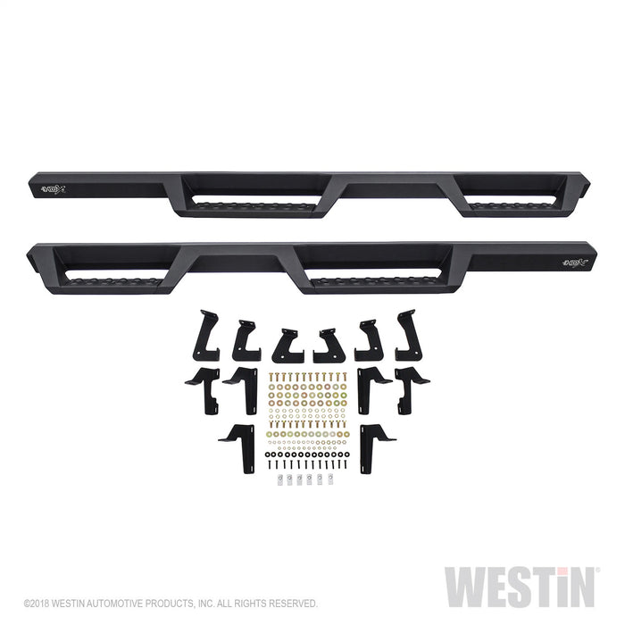 Westin 56-14065 HDX Drop Nerf Step Bars; Textured Black Powder Coated Steel; Mount Kit Included; - Truck Part Superstore