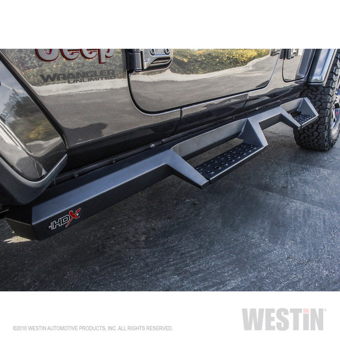 Westin 56-14065 HDX Drop Nerf Step Bars; Textured Black Powder Coated Steel; Mount Kit Included; - Truck Part Superstore