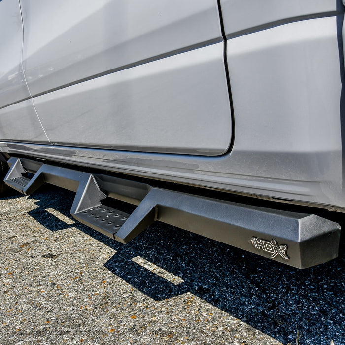 Westin 56-14085 HDX Drop Nerf Step Bars; Textured Black Powder Coated Steel; Mount Kit Included; - Truck Part Superstore