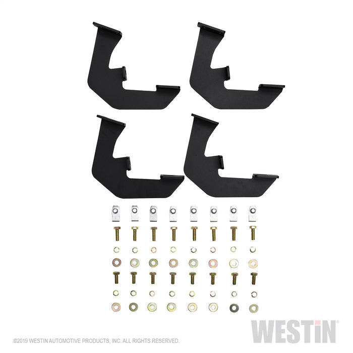 Westin 56-14115 HDX Drop Nerf Step Bars; Textured Black; Incl. Mount Kit And Hardware; - Truck Part Superstore