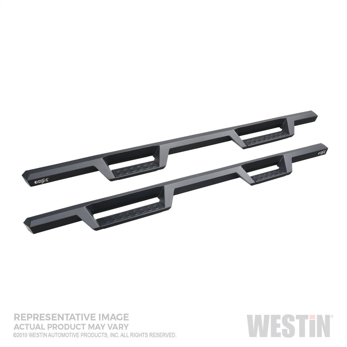 Westin 56-14155 HDX Drop Nerf Step Bars; Textured Black Powder Coated Steel; For Super Crew Cab; - Truck Part Superstore