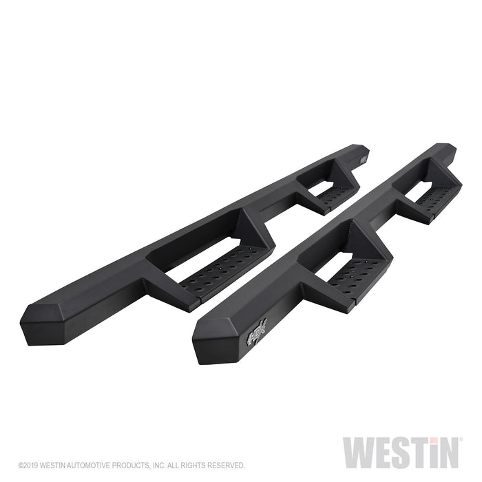 Westin 56-14155 HDX Drop Nerf Step Bars; Textured Black Powder Coated Steel; For Super Crew Cab; - Truck Part Superstore