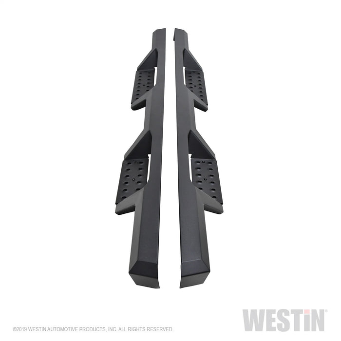 Westin 56-14155 HDX Drop Nerf Step Bars; Textured Black Powder Coated Steel; For Super Crew Cab; - Truck Part Superstore