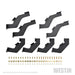 Westin 56-14155 HDX Drop Nerf Step Bars; Textured Black Powder Coated Steel; For Super Crew Cab; - Truck Part Superstore