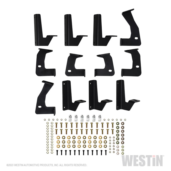 Westin 56-14165 HDX Drop Nerf Step Bars; Textured Black; Steel; - Truck Part Superstore