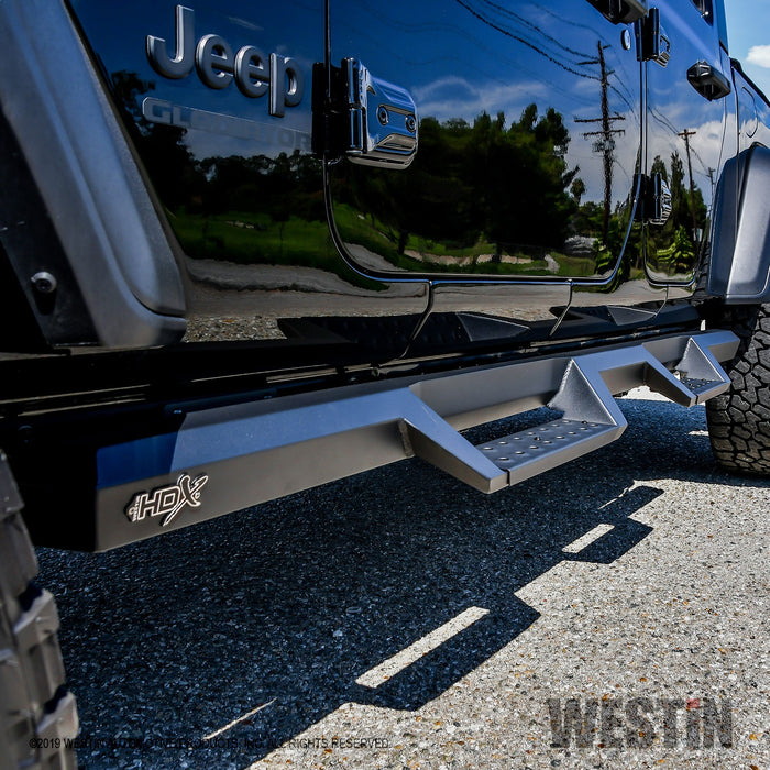 Westin 56-14165 HDX Drop Nerf Step Bars; Textured Black; Steel; - Truck Part Superstore