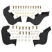 Westin 56-14185 HDX Drop Nerf Step Bars; Textured Black Powder Coated Steel; Mount Kit Included; - Truck Part Superstore