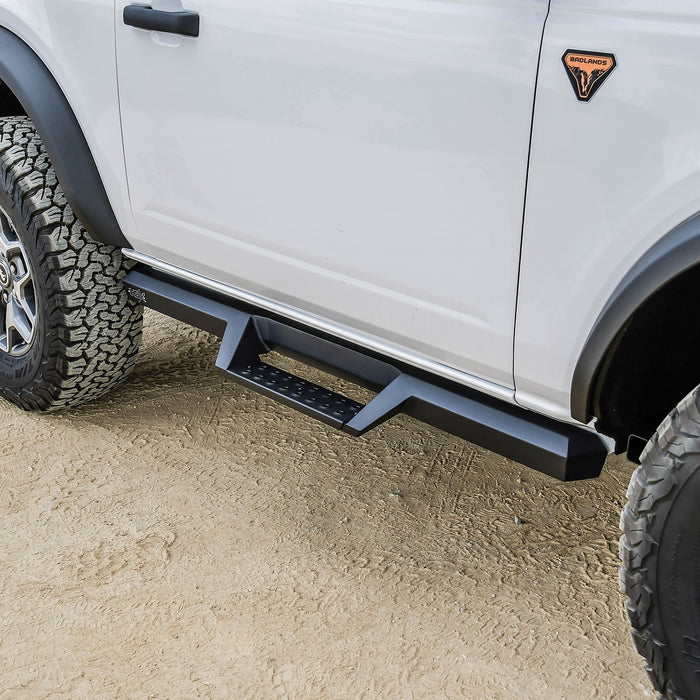 Westin 56-14185 HDX Drop Nerf Step Bars; Textured Black Powder Coated Steel; Mount Kit Included; - Truck Part Superstore