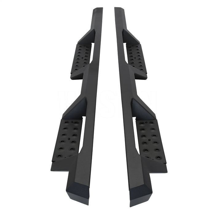 Westin 56-14195 HDX Drop Nerf Step Bars; Textured Black Powder Coated Steel; Mount Kit Included; - Truck Part Superstore