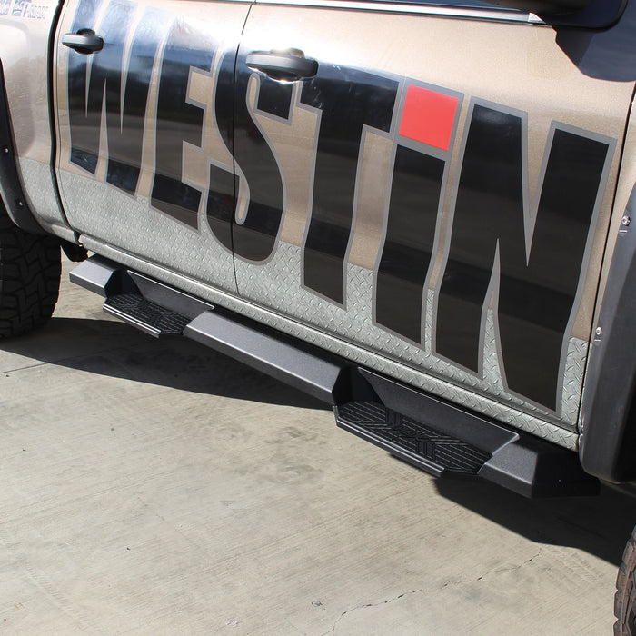 Westin 56-23725 HDX Xtreme Nerf Step Bars; Textured Black; - Truck Part Superstore