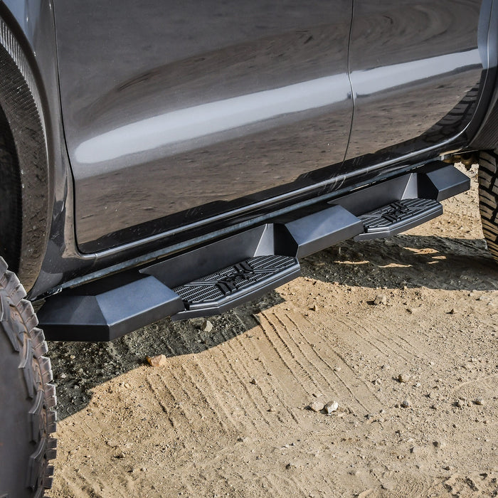 Westin 56-24155 HDX Xtreme Nerf Step Bars; Textured Black; For Super Crew Cab; - Truck Part Superstore