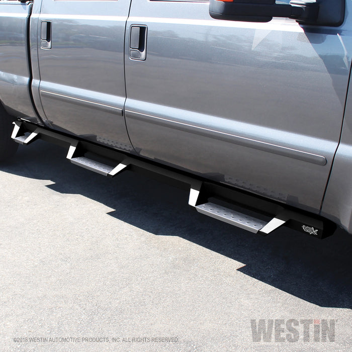 Westin 56-5340152 HDX Stainless Drop Wheel To Wheel Nerf Step Bars; Textured Black; - Truck Part Superstore