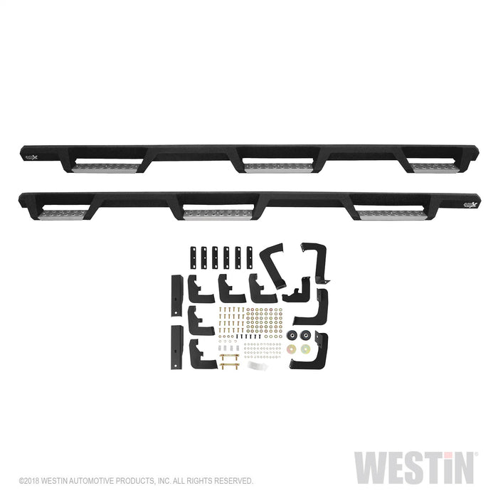 Westin 56-5340252 HDX Stainless Drop Wheel To Wheel Nerf Step Bars; Textured Black; - Truck Part Superstore