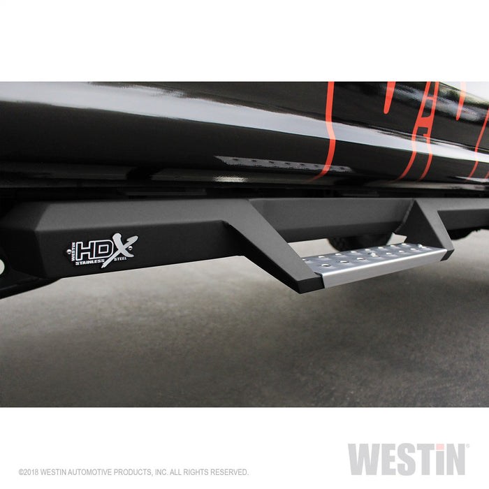 Westin 56-5340252 HDX Stainless Drop Wheel To Wheel Nerf Step Bars; Textured Black; - Truck Part Superstore