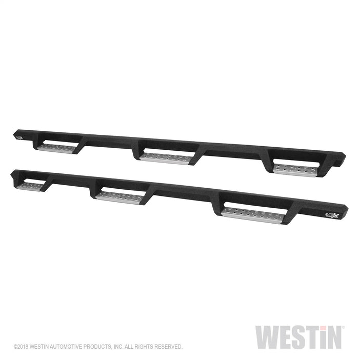 Westin 56-5343152 HDX Stainless Drop Wheel To Wheel Nerf Step Bars; Textured Black; - Truck Part Superstore