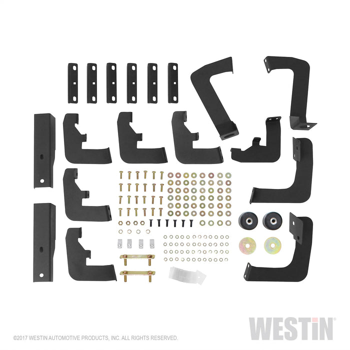 Westin 56-534325 HDX Drop Wheel to Wheel Nerf Step Bars - Truck Part Superstore