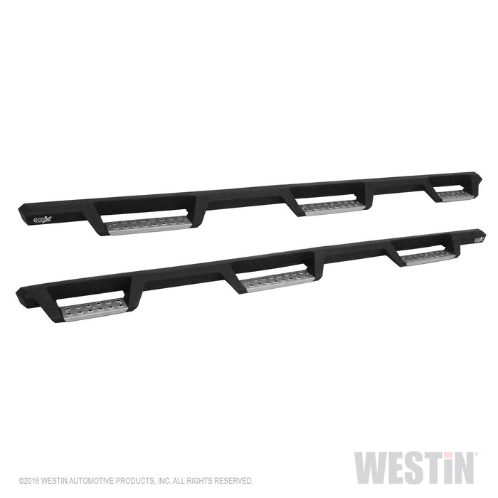 Westin 56-5345852 HDX Stainless Drop Wheel To Wheel Nerf Step Bars; Textured Black; - Truck Part Superstore