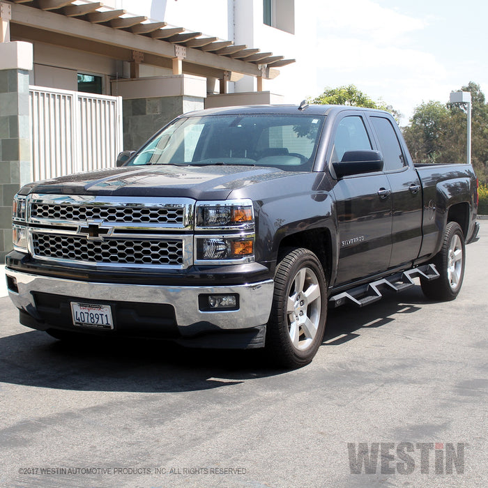 Westin 56-534595 HDX Drop Wheel to Wheel Nerf Step Bars - Truck Part Superstore