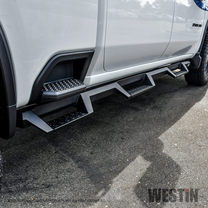 Westin 56-534765 HDX Drop Nerf Step Bars; Steel; Textured Black; - Truck Part Superstore
