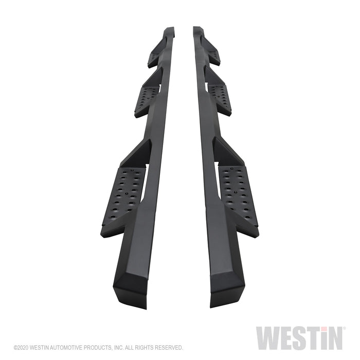 Westin 56-534775 HDX Drop Wheel to Wheel Nerf Step Bars; Steel; Textured Black; - Truck Part Superstore