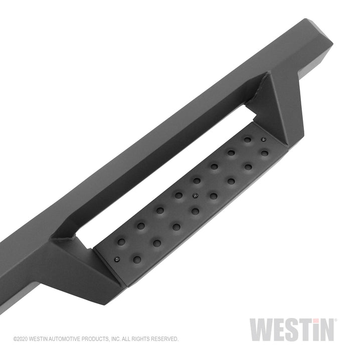 Westin 56-534775 HDX Drop Wheel to Wheel Nerf Step Bars; Steel; Textured Black; - Truck Part Superstore