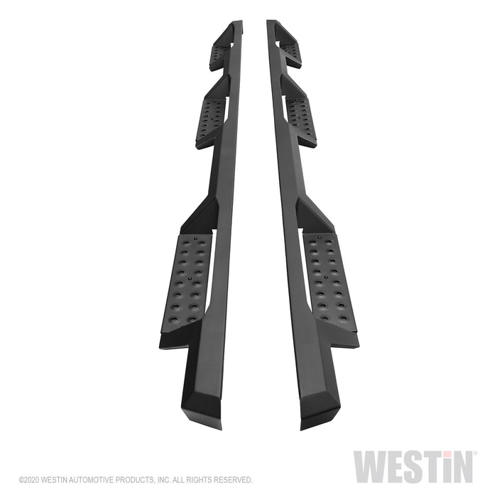 Westin 56-534785 HDX Drop Wheel to Wheel Nerf Step Bars; Textured Black; - Truck Part Superstore