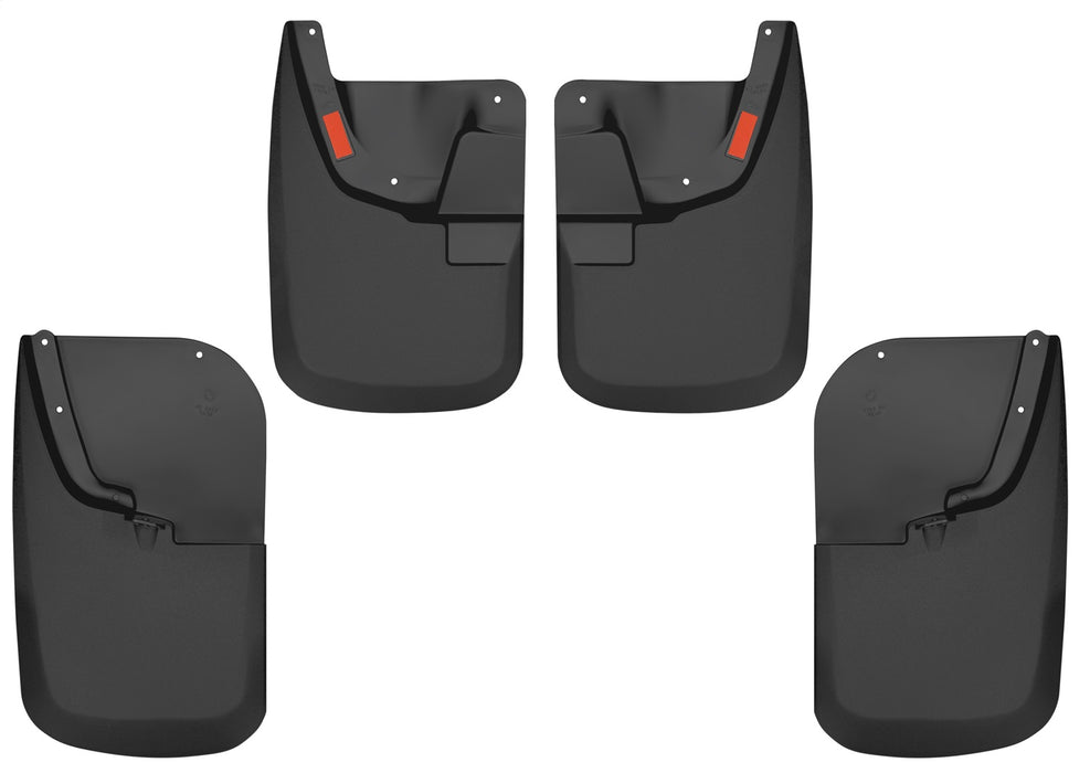 Husky Liners 56686 Custom Mud Guards-Front and Rear Mud Guard Set for Select Ford F-250 Super Duty, Ford F-350 Super Duty