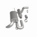 MagnaFlow Exhaust Products 19620 Overland Series Stainless Axle-Back System - Truck Part Superstore