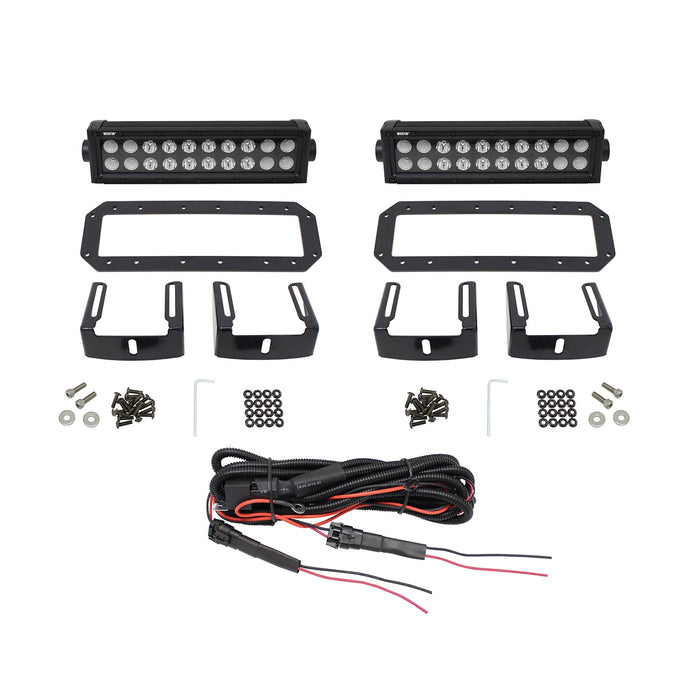 Westin 57-0035 HDX Flush Mount B-FORCE LED Light Kit - Truck Part Superstore