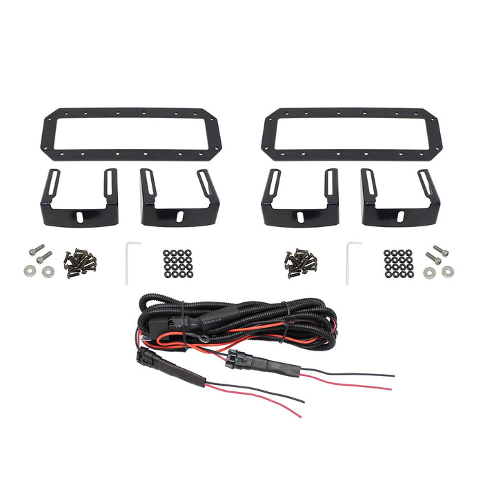 Westin 57-0035 HDX Flush Mount B-FORCE LED Light Kit - Truck Part Superstore