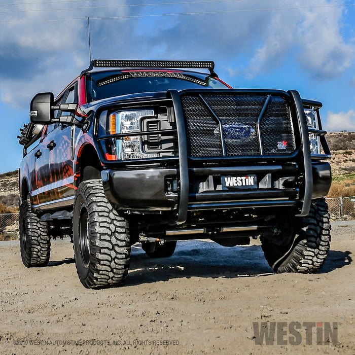 Westin 57-23905 HDX Grille Guard; Modular; Black; - Truck Part Superstore