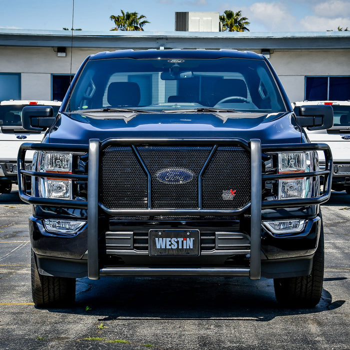 Westin 57-24065 HDX Grille Guard; Modular; Black; - Truck Part Superstore