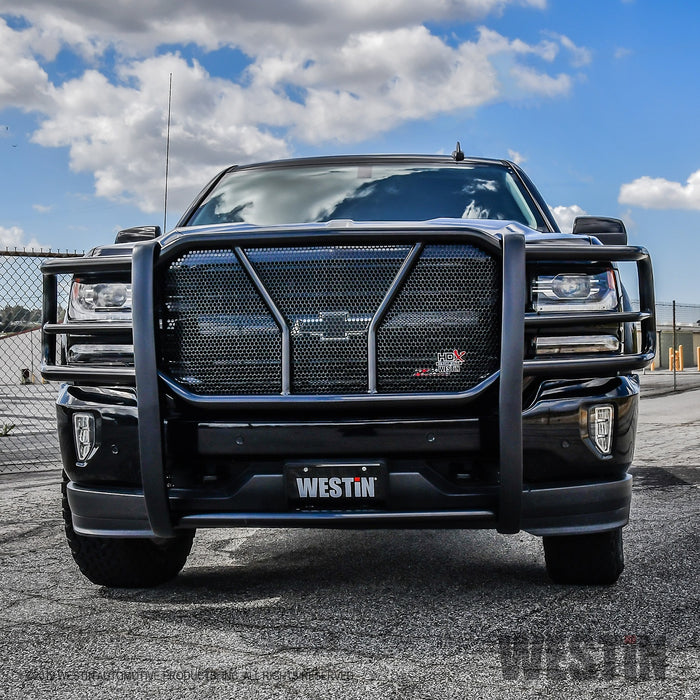 Westin 57-3875 HDX Grille Guard; 2 in. Dia.; Black Steel; - Truck Part Superstore