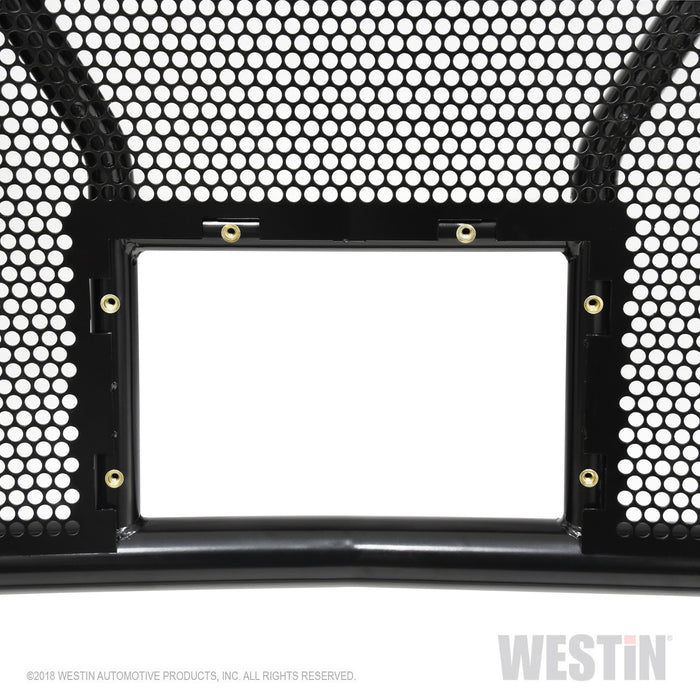 Westin 57-3935 HDX Grille Guard; 2 in. Dia.; w/Front Camera; Black Steel; - Truck Part Superstore