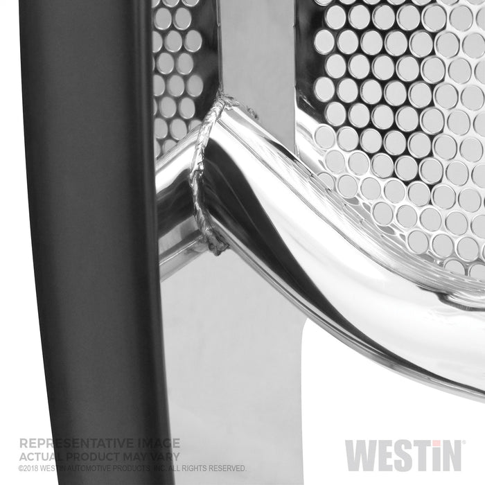 Westin 57-3950 HDX Grille Guard; 2 in. Dia.; Polished Stainless Steel; - Truck Part Superstore