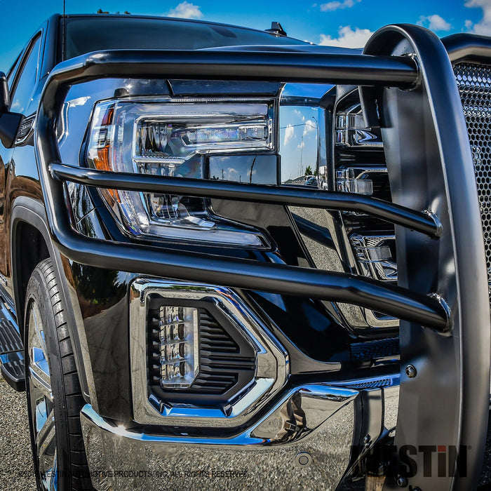 Westin 57-3965 HDX Grille Guard; 2 in. Dia.; Black Steel; - Truck Part Superstore