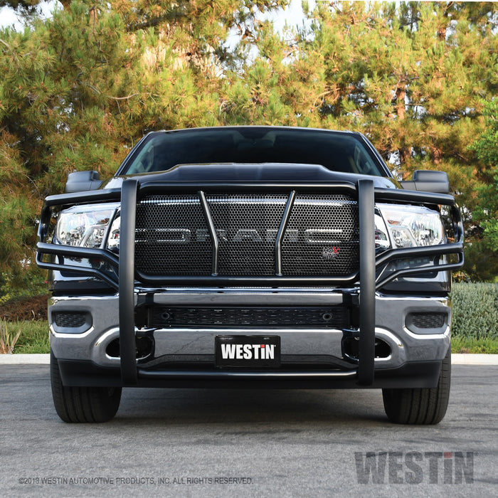 Westin 57-3975 HDX Grille Guard; 2 in. Dia.; Black Steel; - Truck Part Superstore
