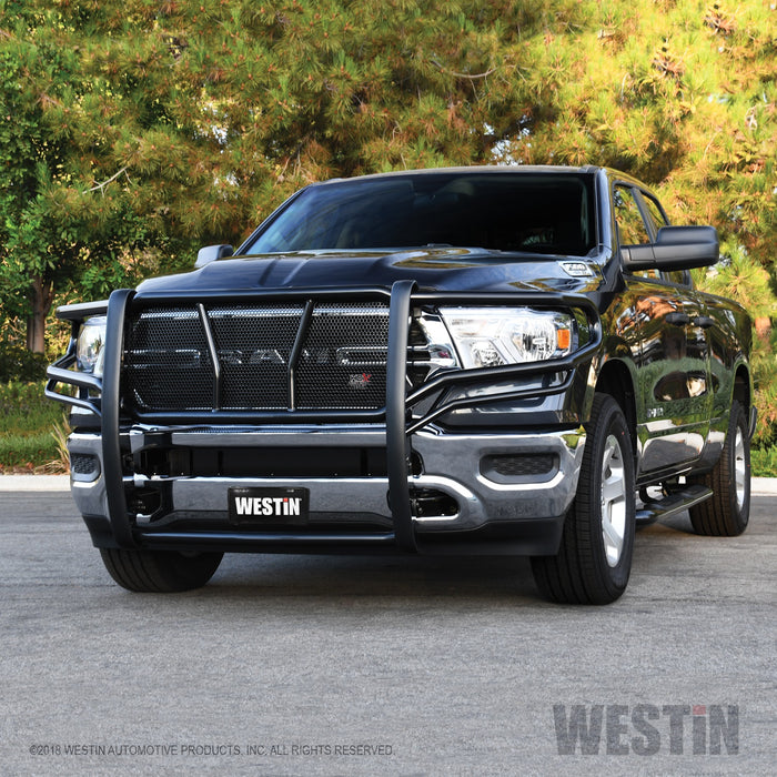 Westin 57-3975 HDX Grille Guard; 2 in. Dia.; Black Steel; - Truck Part Superstore