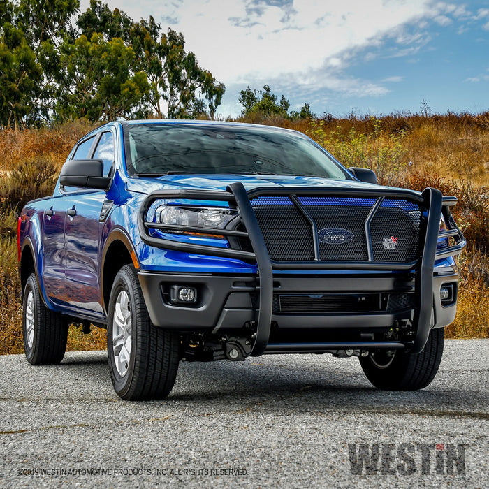 Westin 57-3985 HDX Grille Guard; 2 in. Dia.; Black Steel; - Truck Part Superstore