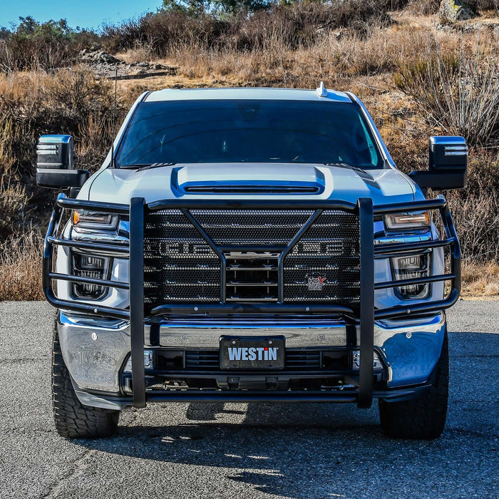 Westin 57-3995S HDX Grille Guard; Black; - Truck Part Superstore