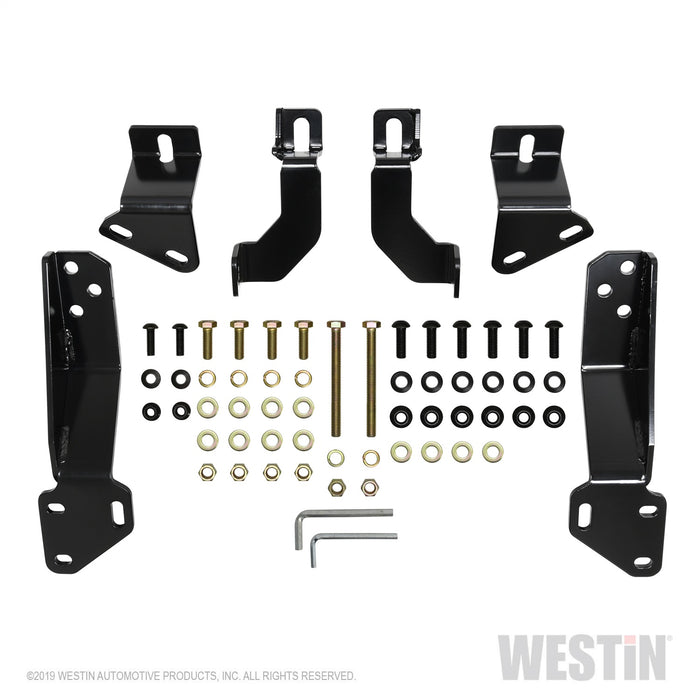 Westin 57-3995 HDX Grille Guard; 2 in. Dia.; Black Steel; - Truck Part Superstore