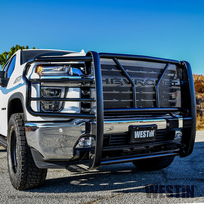 Westin 57-3995 HDX Grille Guard; 2 in. Dia.; Black Steel; - Truck Part Superstore