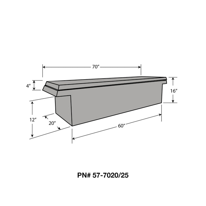 Westin 57-7020 HDX Full Size Crossover Tool Box - Truck Part Superstore