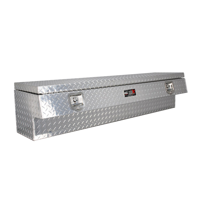 Westin 57-7110 HDX Low Sider Tool Box; Polished Aluminum; L 60 in. x W 15 in. x H 13.5 in.; - Truck Part Superstore